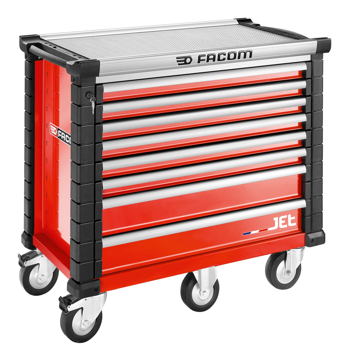 Roller Cabinet, 7 Drawers, L 948 x H 421 mm, 5 Modules Per Drawer, 0,46 m® Top