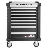 Roller Cabinet, 8 Drawers, L 569 x H 421 mm, 3 Modules Per Drawer, 0,28 m® Top