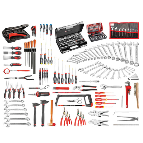 JET 7-Drawer Roller Cabinet With Metric Mechanic Tool Set (203 pc.)