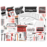 JET 7-Drawer Roller Cabinet With Metric Mechanic Tool Set (343 pc.)