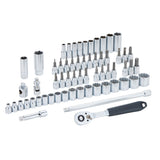 Coffret cliquet-douilles 3/8 Twin Box - 62 pièces