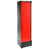 Cabinet 1 Solid Door, 3 Shelves, L 533 x D 506 x H 2060 mm, Red