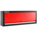 Double Top Chest, Solid Door, Red
