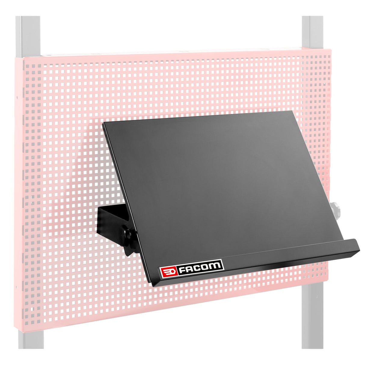 LapTop-Holder to be Installed on Pegboards, Black