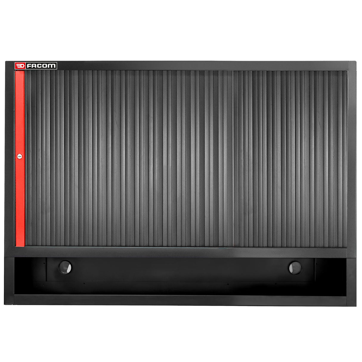 Double Top Unit With Shutter Pegboards for Vertical Storage, Red