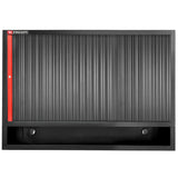 Double Top Unit With Shutter Pegboards for Vertical Storage, Red