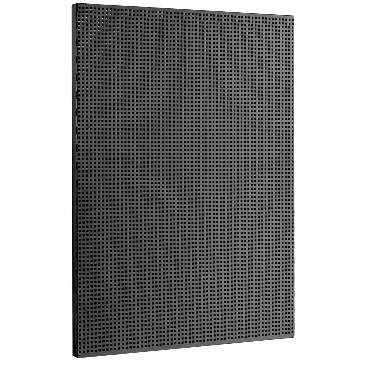 Pegboard for Vertical Storage, Square Holes 6 x 6 mm, 1 Module, Black