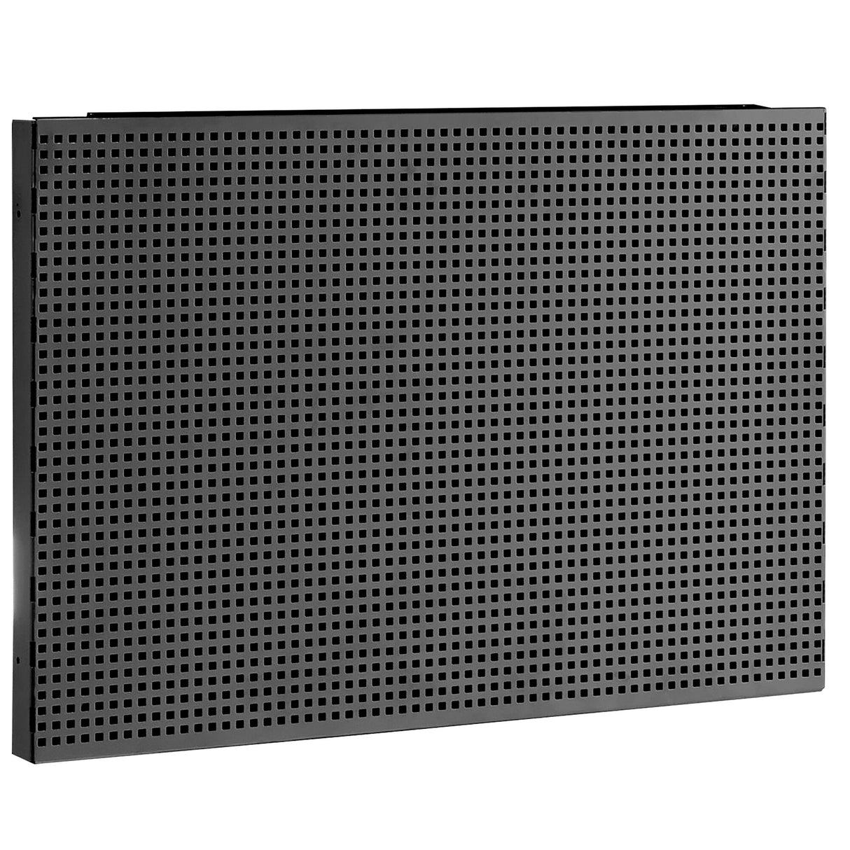 Single Half Pegboard for Vertical Storage, Square Holes 6 x 6 mm, Black