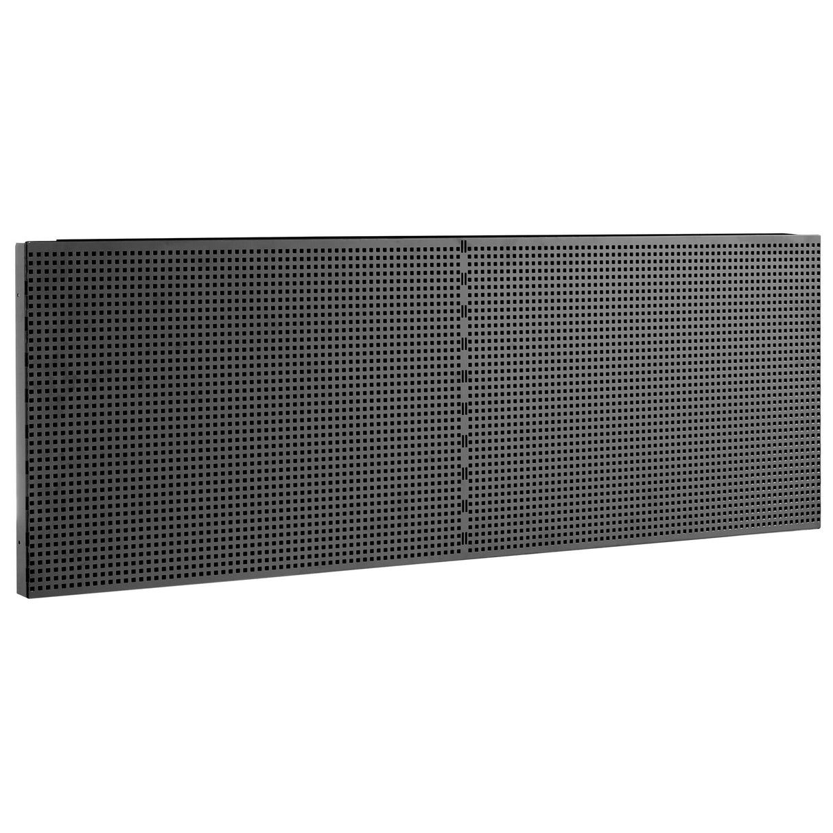 6 x 6 mm Double Half Pegboard for Vertical Storage, Square Holes, Black