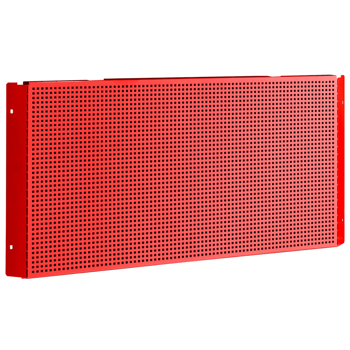 6 x 6 mm Corner Half Pegboard, Square Holes, Red