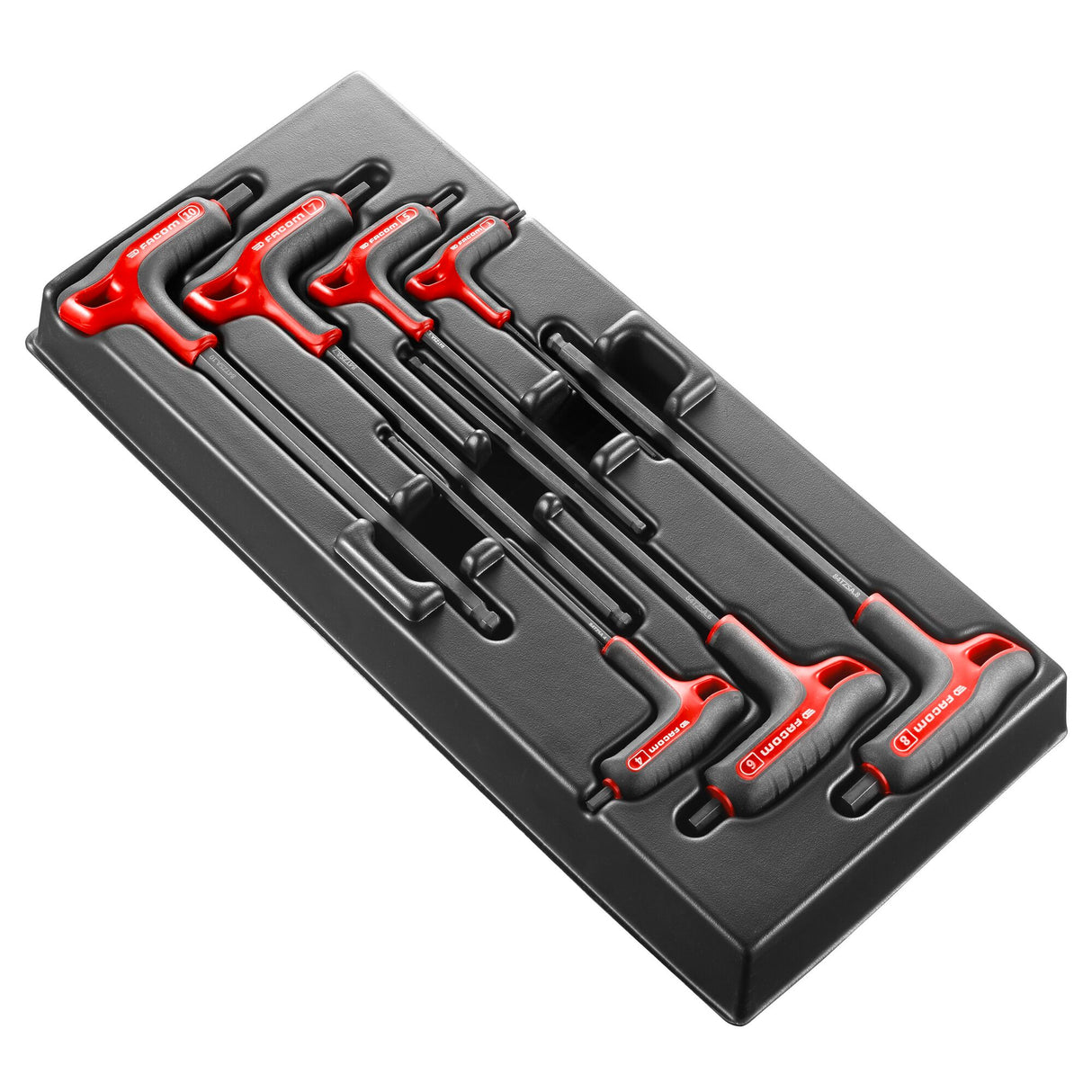 1/3 in. T-Spherical Head Hexagonal Keys in Thermo-Formed Module (7 pc.)