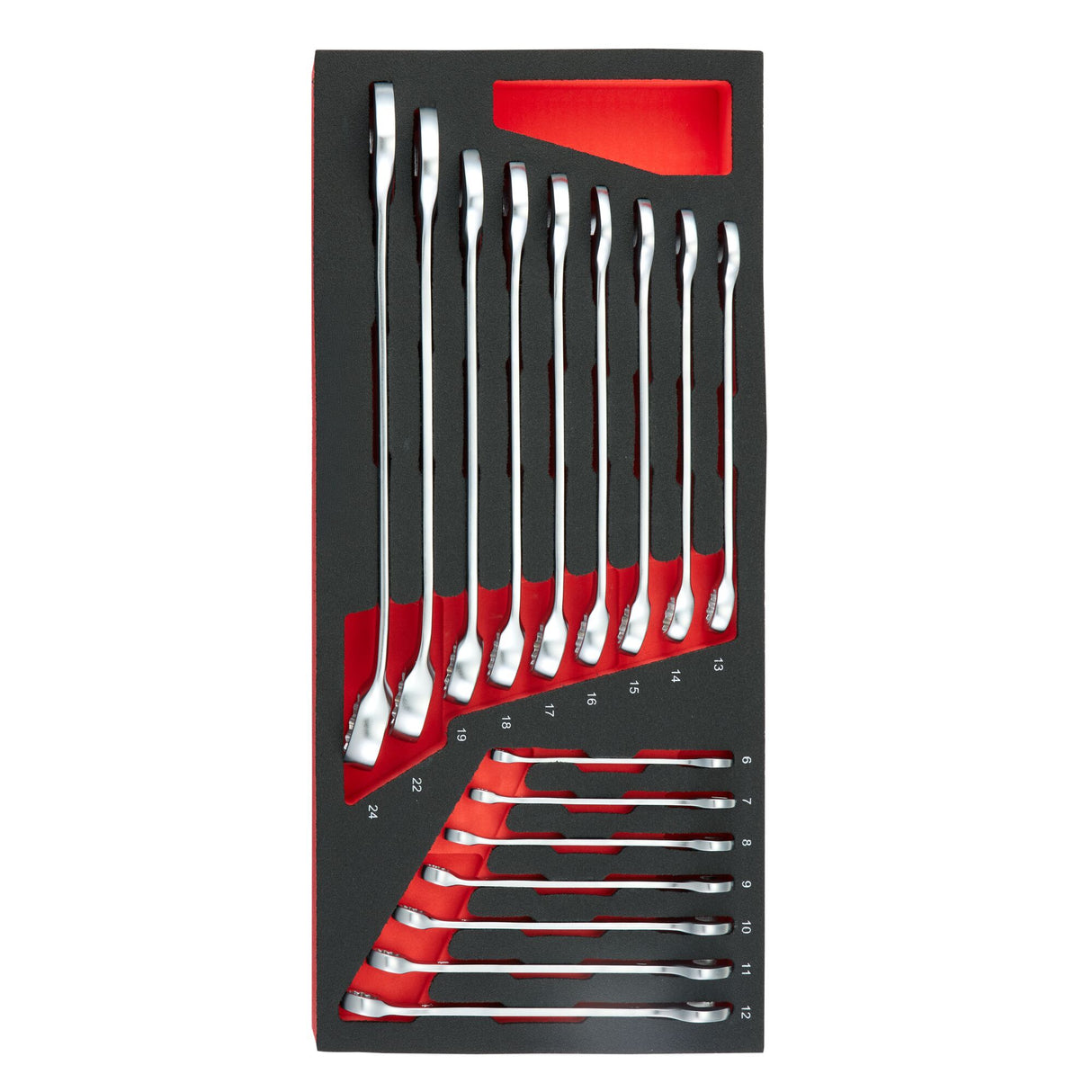 COMBINATION WRENCHES - 40B - Slim - Foam Tray - 16 pc.