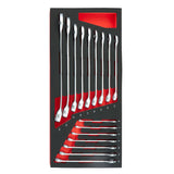 COMBINATION WRENCHES - 40B - Slim - Foam Tray - 16 pc.