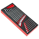 COMBINATION WRENCHES - 40B - Slim - Foam Tray - 16 pc.