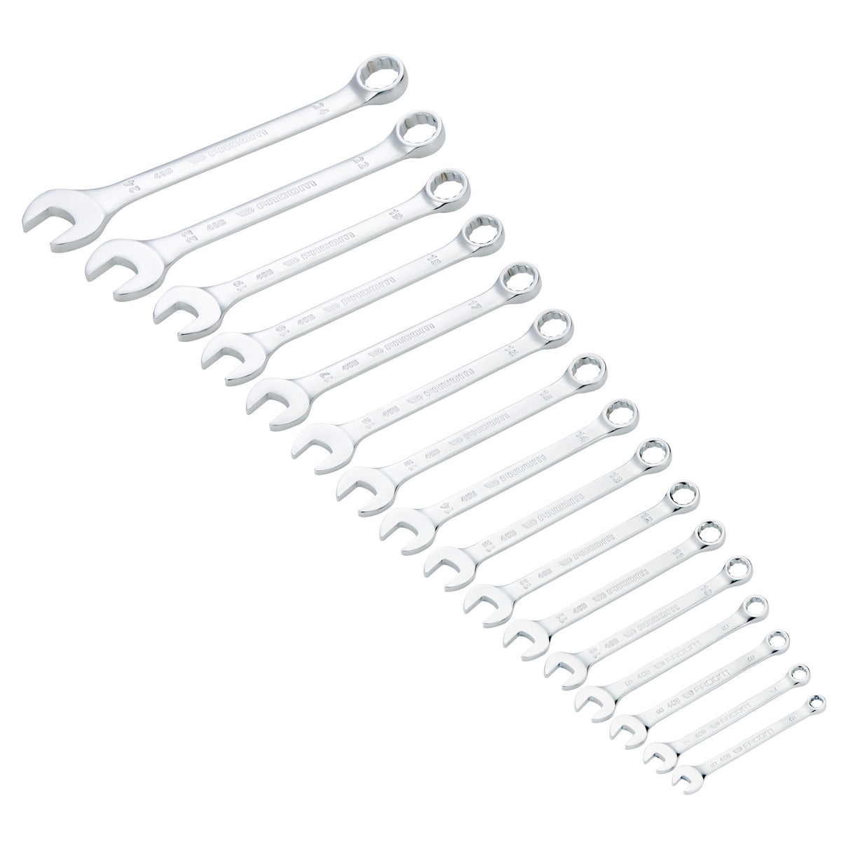 COMBINATION WRENCHES - 40B - Slim - Foam Tray - 16 pc.