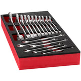 COMBINATION WRENCHES - 440 - Performance - Foam Tray - 17 pc.