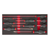 PROTWIST® 1/3 in. Screwdriver in Foam Module (9 pc.)