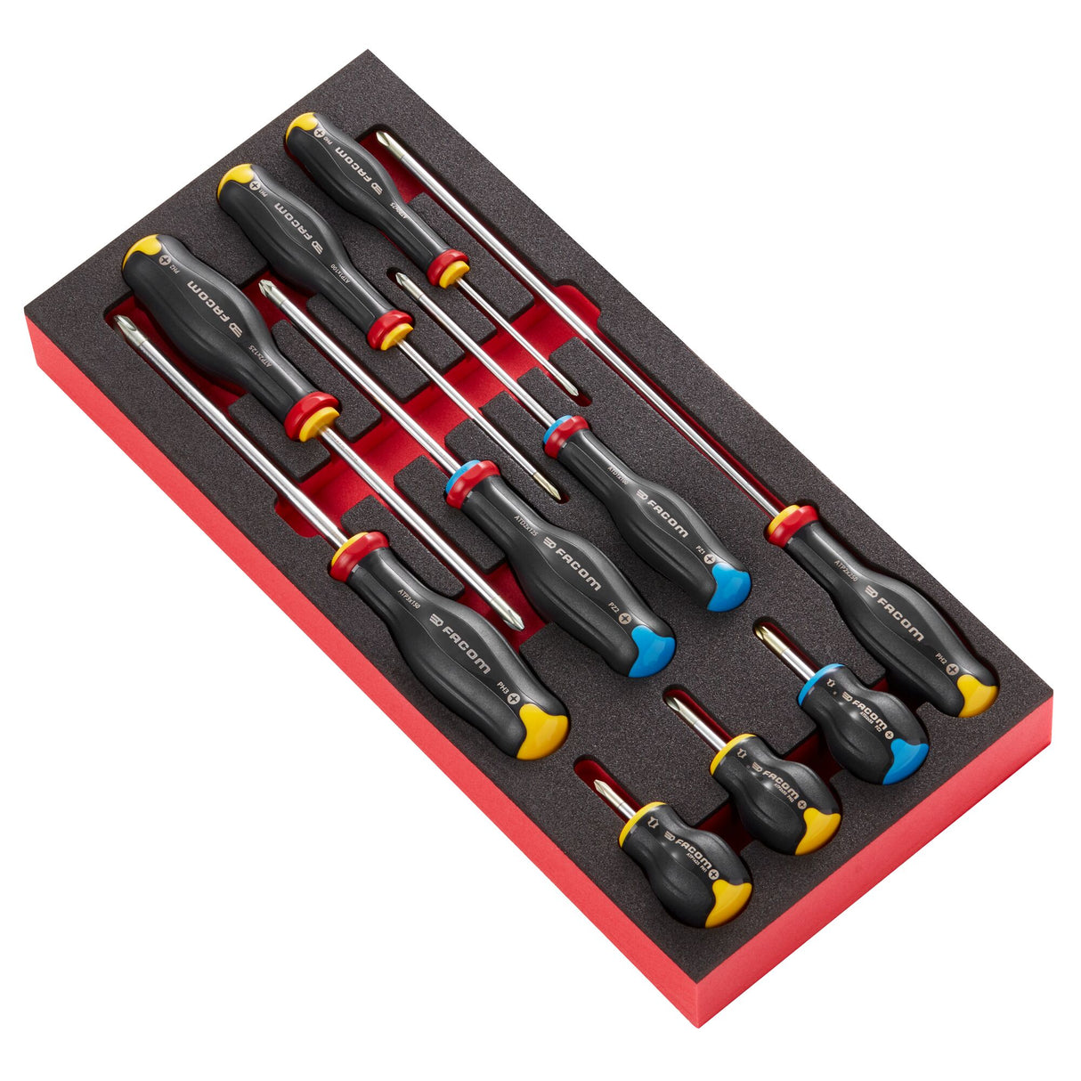 PROTWIST® 1/3 in. Screwdriver in Foam Module (10 pc.)