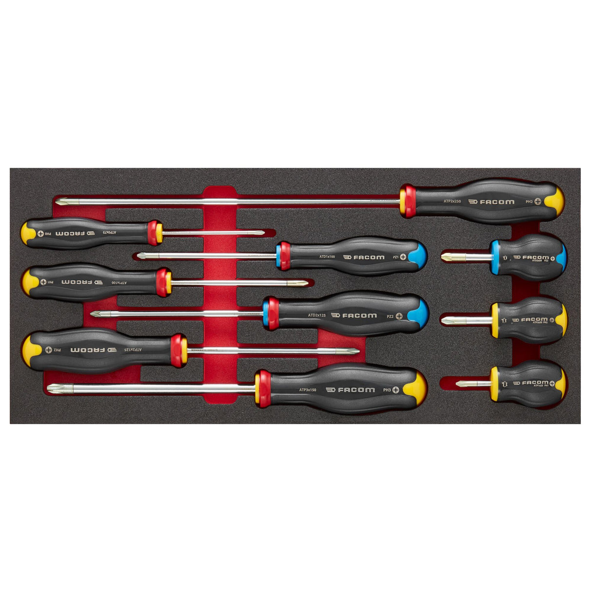 PROTWIST® 1/3 in. Screwdriver in Foam Module (10 pc.)