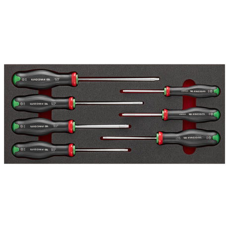 PROTWIST® TORX® 1/3 in. Tamper Screwdriver in Foam Module (7 pc.)