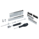 1/4 Socket Set In Foam Module - 66 Pcs