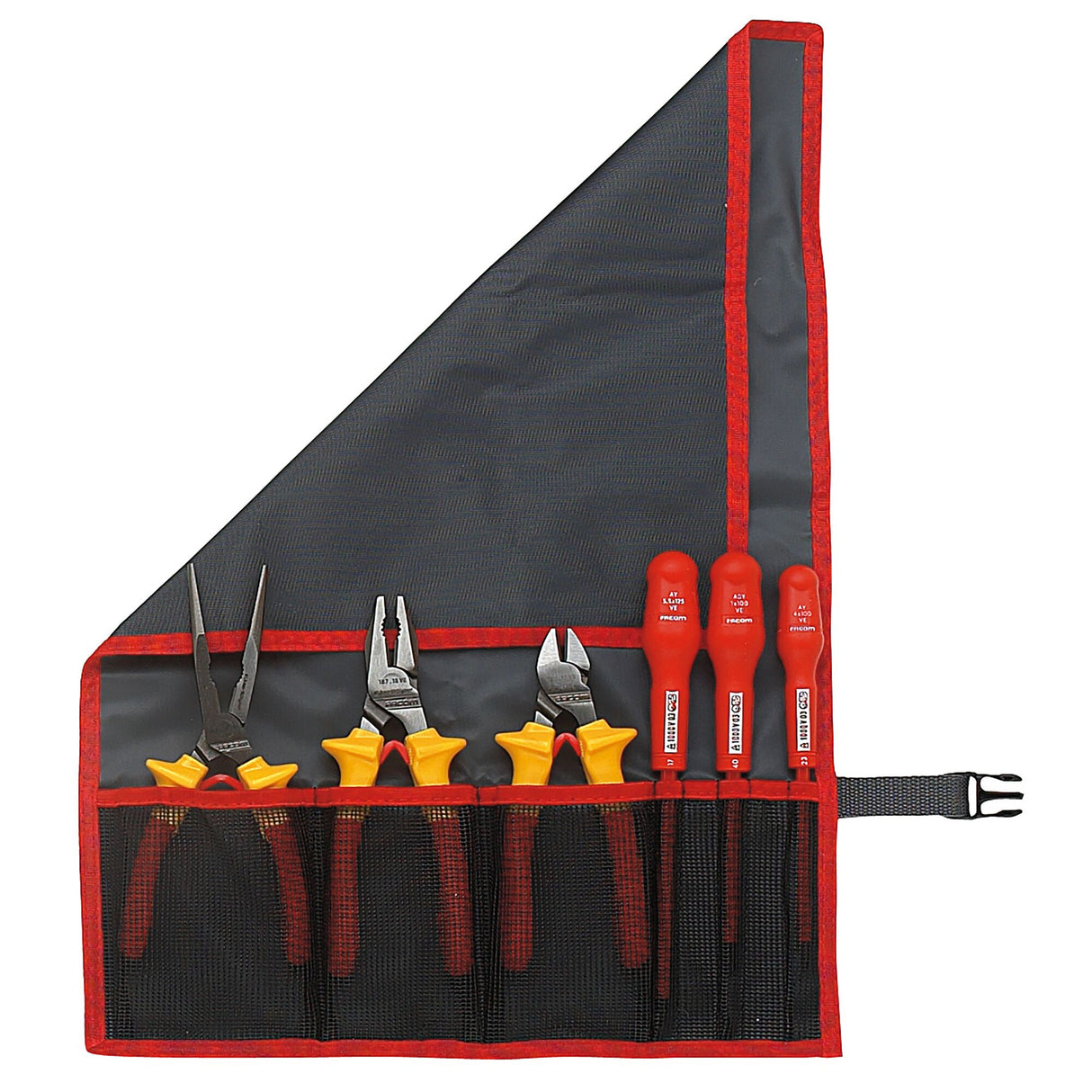 NYLON ROLL BAG - N.38A - 6 Pockets