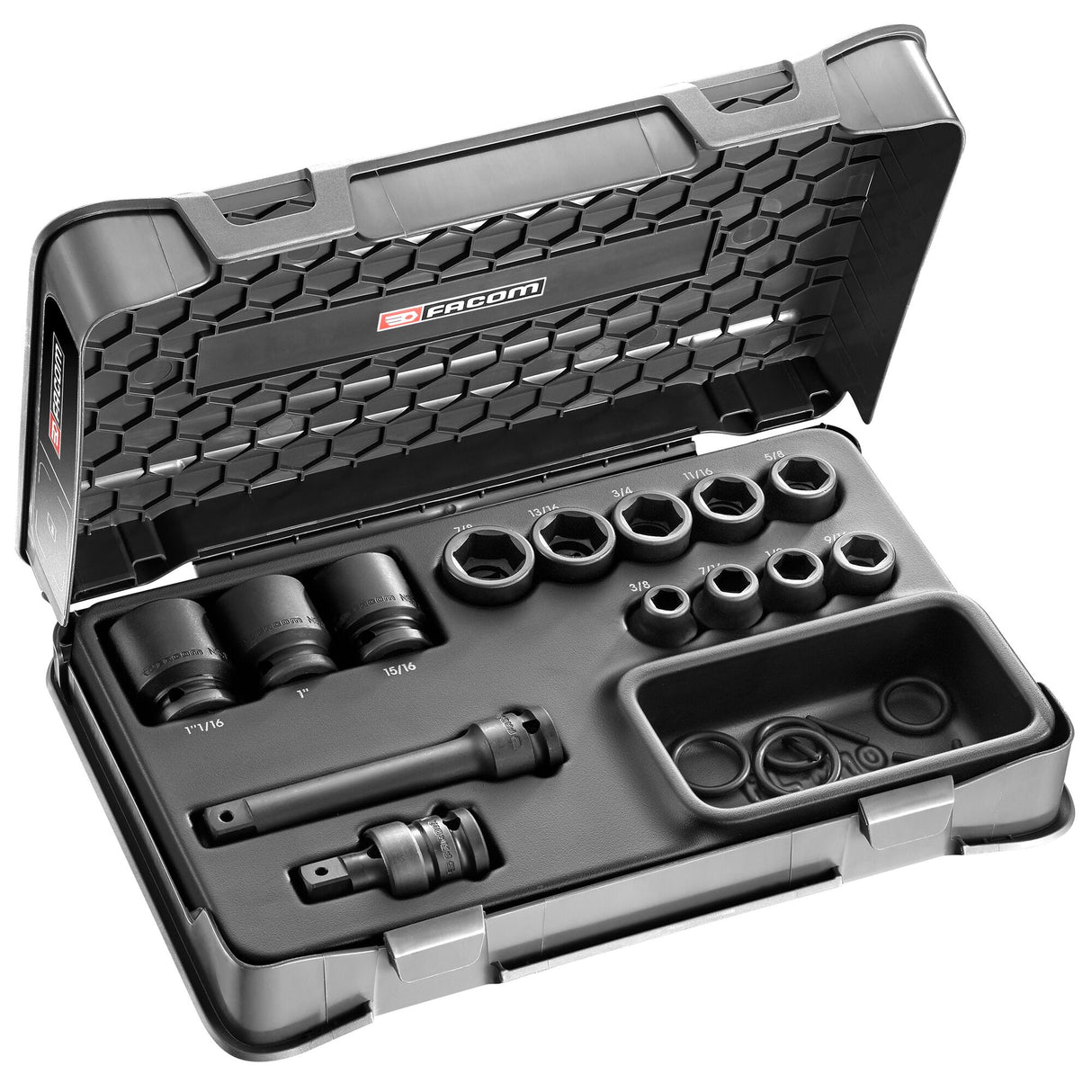 1/2 in. Impact Socket Set, 6-point