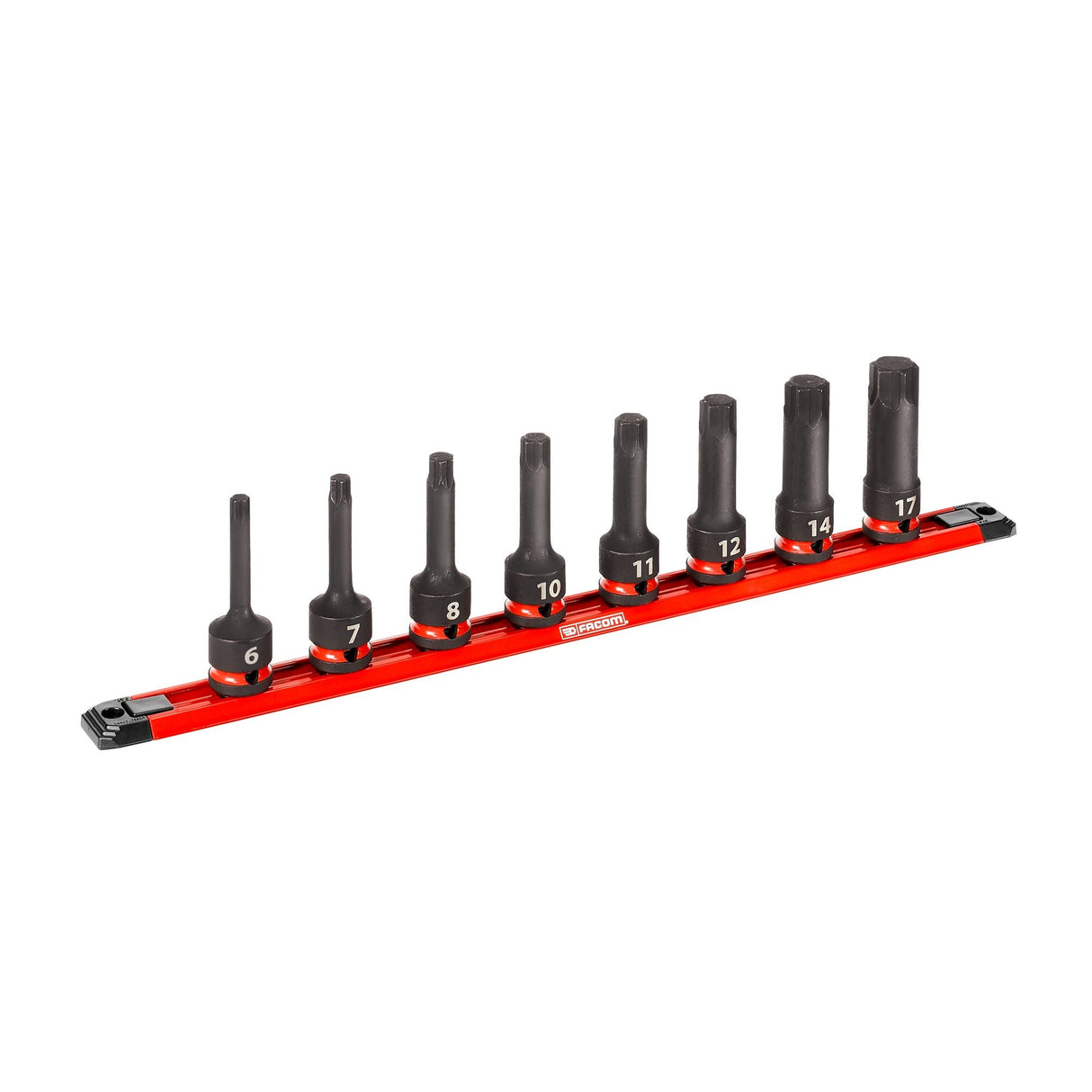 Jeu de 8 douilles impact 1/2" 6 pans - OGV® GRIP