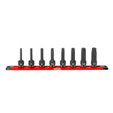 Jeu de 8 douilles impact 1/2" 6 pans - OGV® GRIP