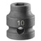 [NSS.10A] 1/2 in. Short Impact Socket, 10 mm
