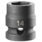 [NSS.14A] 1/2" Short Impact Socket 14 mm