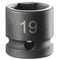 [NSS.19A] 1/2" Short Impact Socket 19 mm