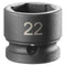 [NSS.22A] 1/2 in. Short Impact Socket, 22 mm