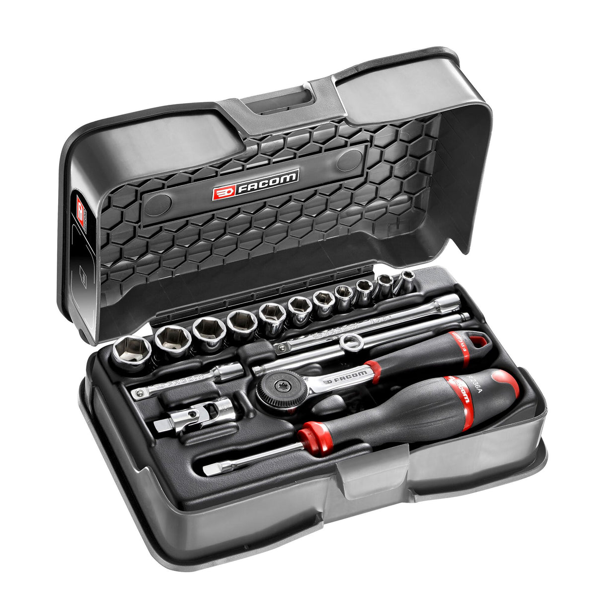 1/4 in. MBOX Performance Round Head Ratchet & Socket Set (17 pc.)