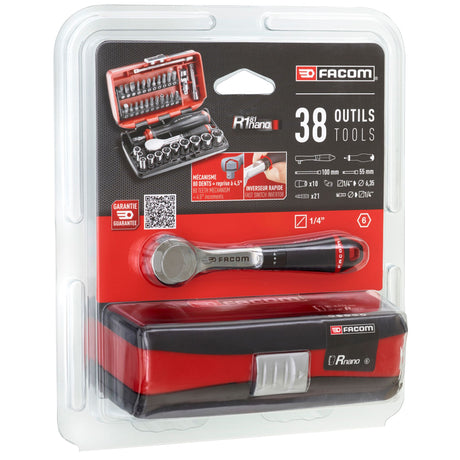 1/4 in. NANO High Performance Ratchet & Socket Set (38 pc.)