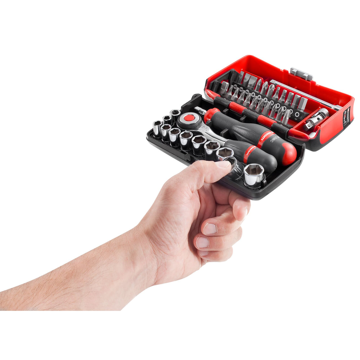 1/4 in. NANO Twist Handle Ratchet & Socket Set (38 pc.)