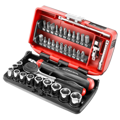 1/4 in. NANO Twist Handle Ratchet & Socket Set (38 pc.)