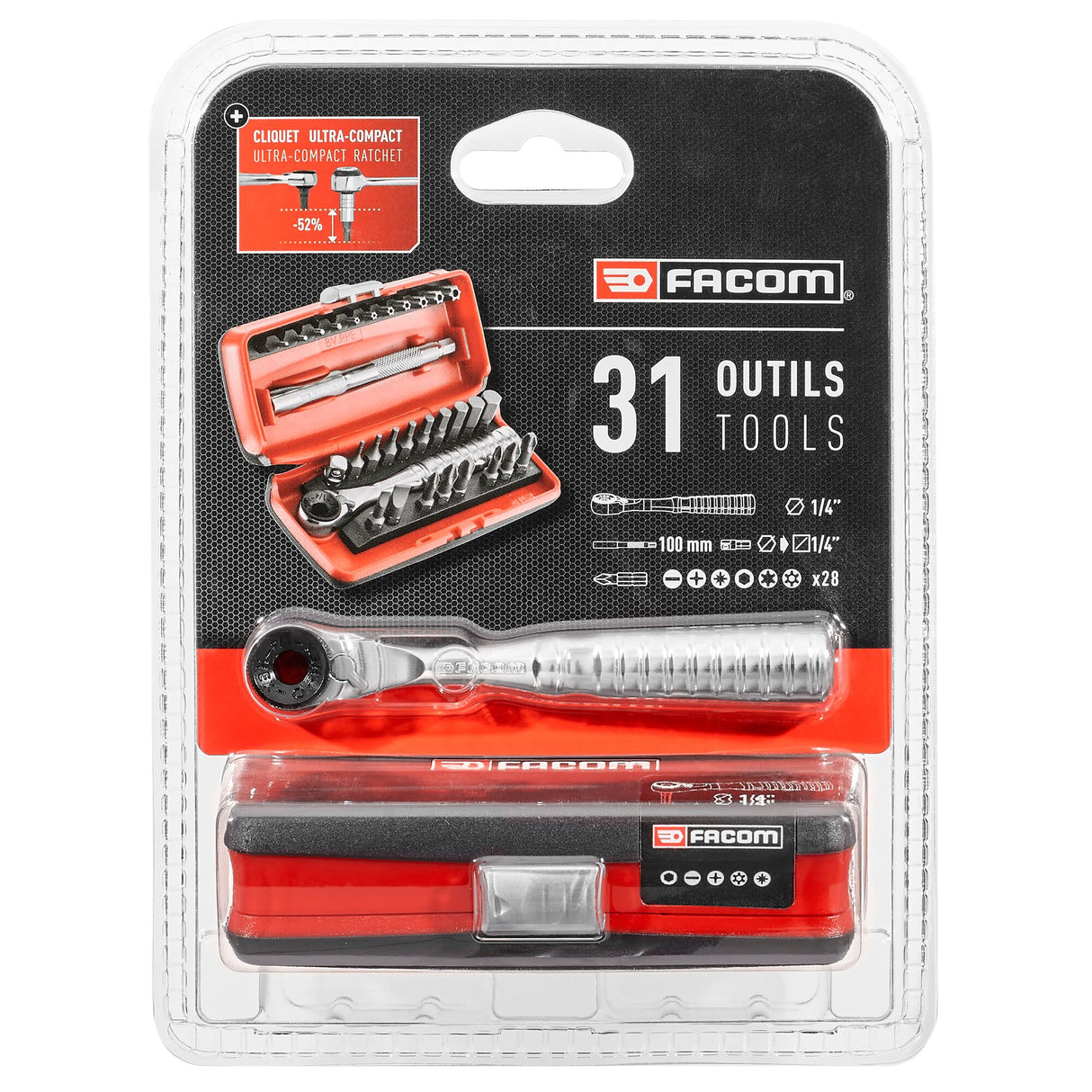 1/4 in. Bit Socket Set, PICO (31 pc.)