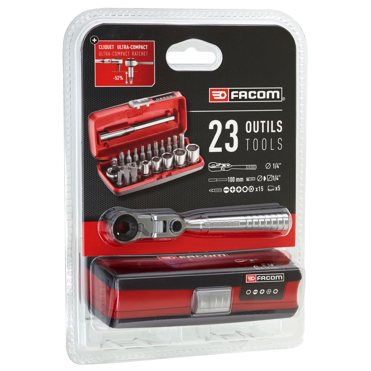 1/4 in. PICO Flexible Head Ratchet Socket Set (23 pc.)