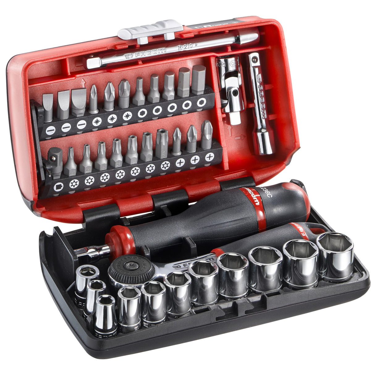1/4 in. NANO Performance Round Head Ratchet Socket Set (38 pc.)