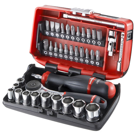 1/4 in. NANO Performance Round Head Ratchet & Socket Set (38 pc.)