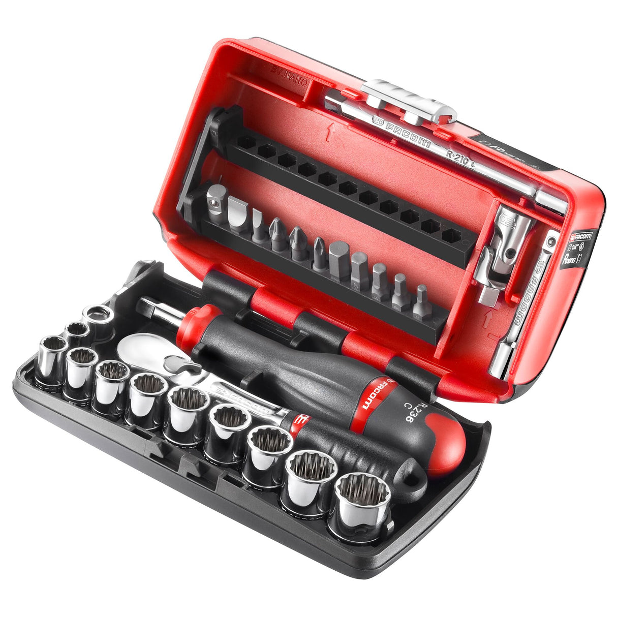 1/4 in.NANO Pear-Head Ratchet and Socket Set (27 pc.)