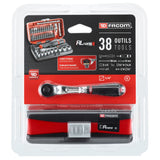 1/4 in. Pear Head Ratchet & Socket Set (38 pc.)