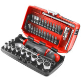 1/4 in. NANO Pear Head Ratchet & Socket Set (38 pc.)