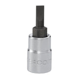 1/4 Bit Socket 4mm Slotted