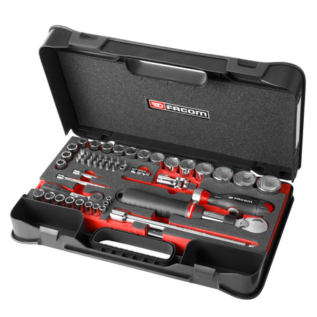 1/4 in. - 1/2 in. 6-Point OGV® Grip Socket Set in Modular Box (60 pc.)