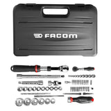 1/4 in. - 1/2 in. 6-Point OGV® Grip Socket Set in Modular Box (60 pc.)