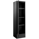 RWS2 - 500mm Tall Locker, 1 Door, Black