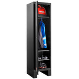 RWS2 - 500mm Tall Locker, 1 Door, Black