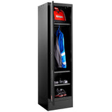RWS2 - 500mm Tall Locker, 1 Door, Black
